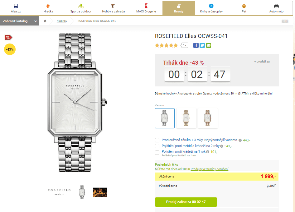 Dámské hodinky Rosefield Elles