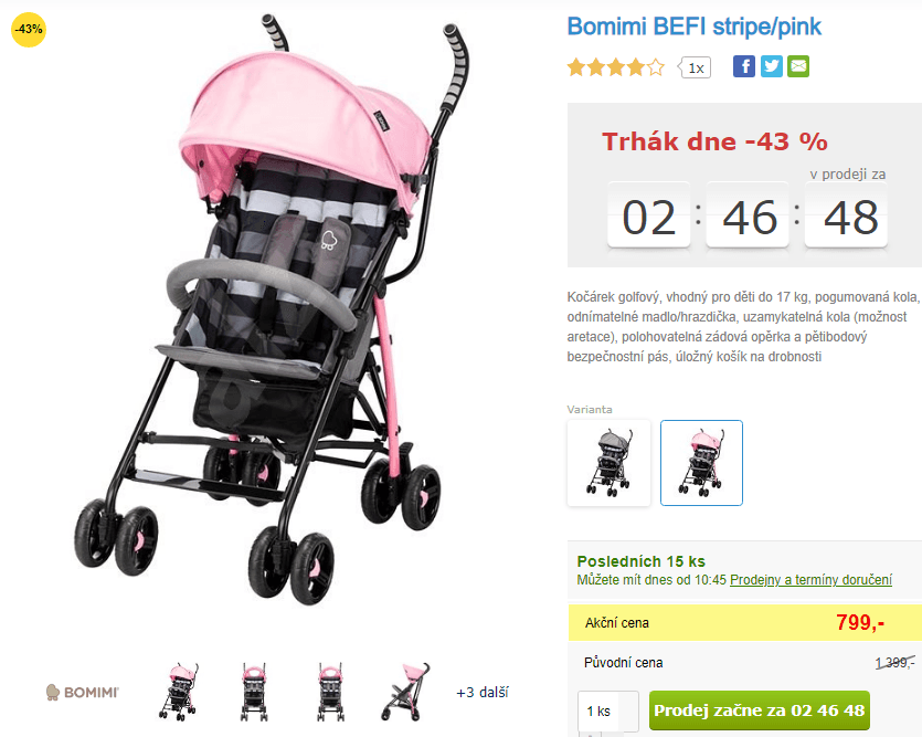 Golfový kočárek Bomimi BEFI