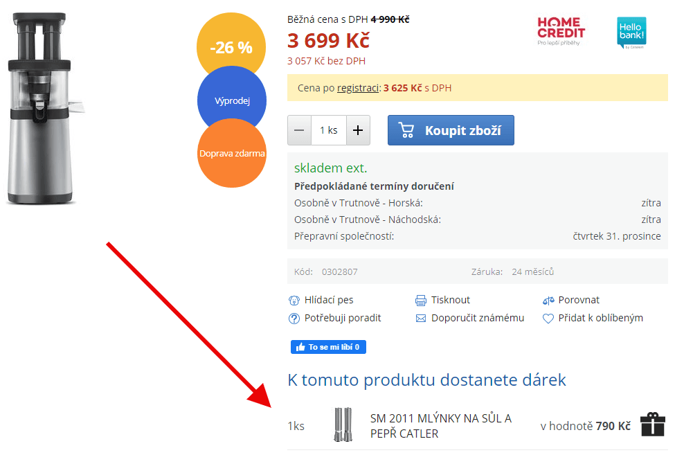 Pomalý odšťavňovač Catler JS 8010