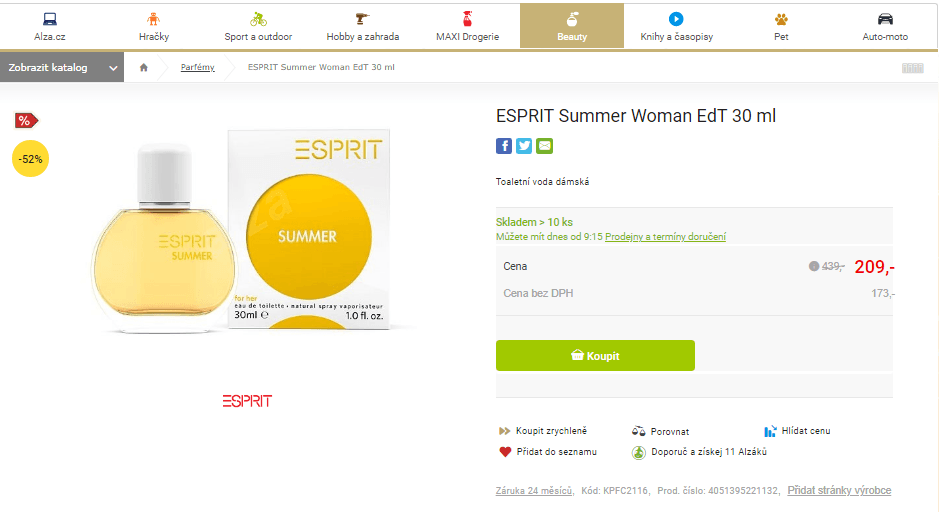 EdT ESPRIT Summer Woman 30 ml