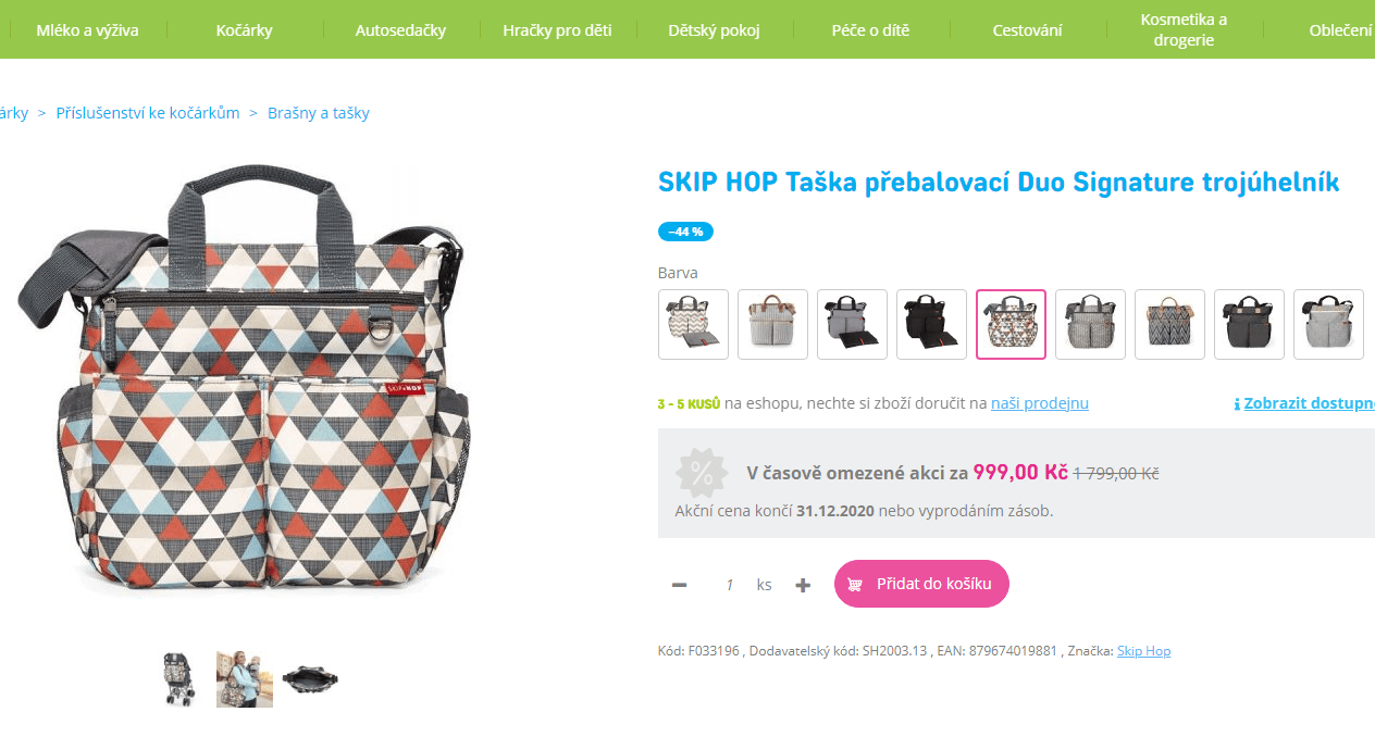 Přebalovací taška Skip Hop Duo Signature