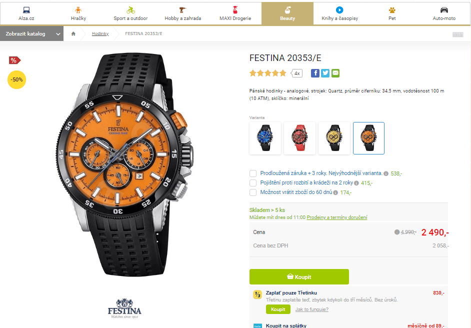 Pánské hodinky Festina 20353