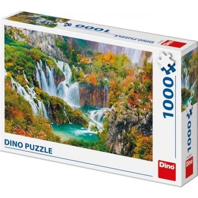 Puzzle Plitvická jezera Dino 1000 dílků