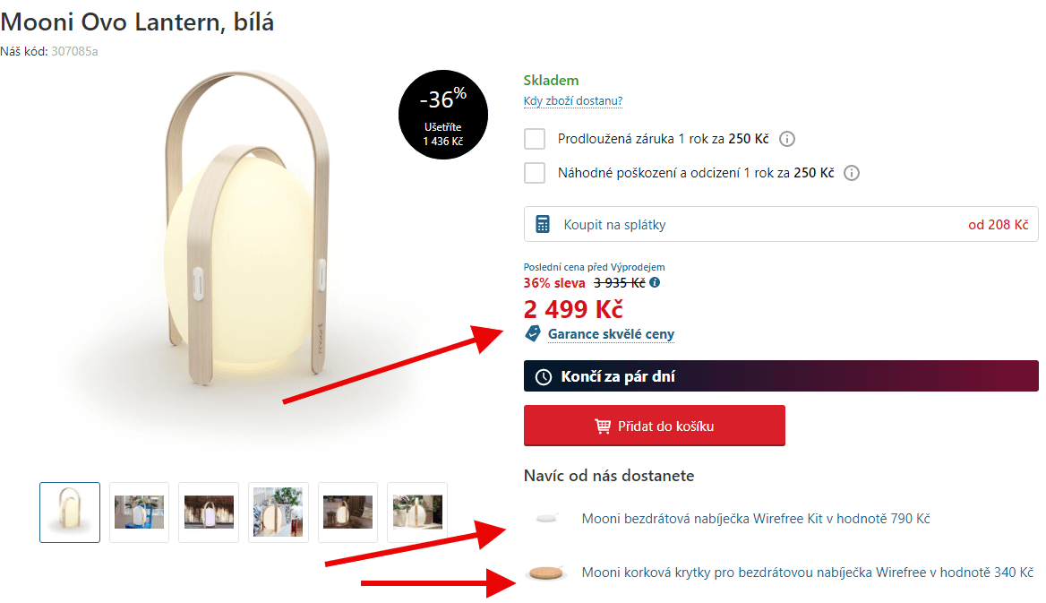 Lampa + BT repro Mooni, 51x30cm