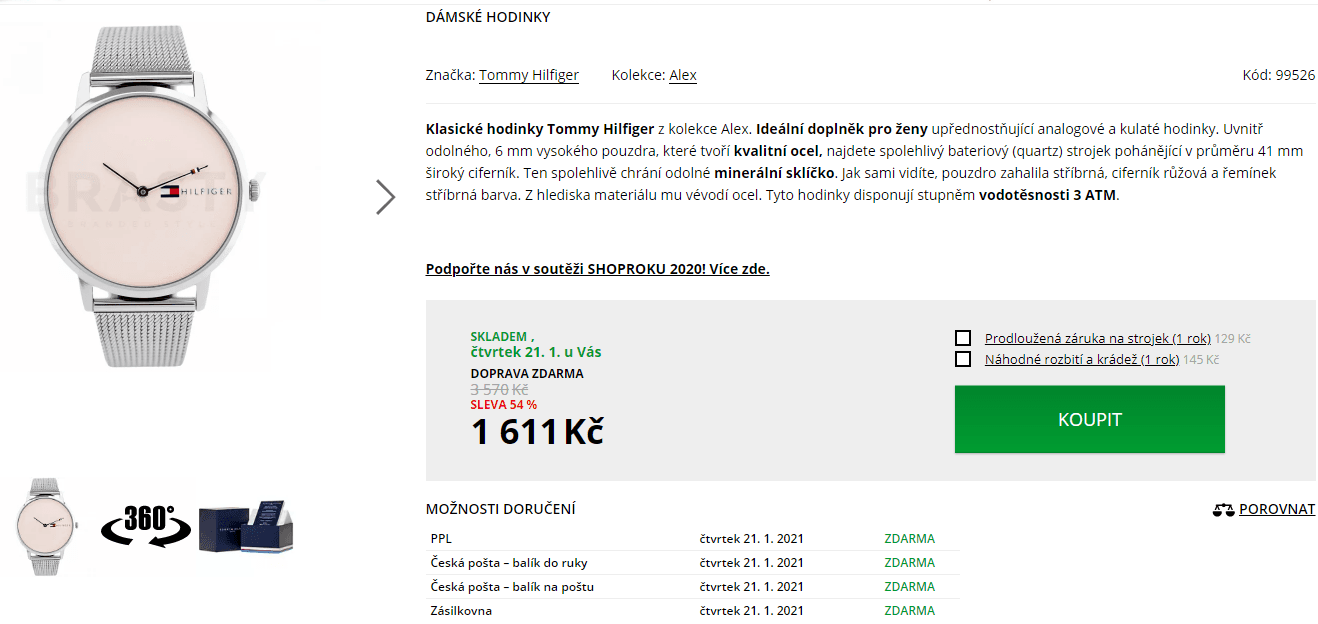 Dámské hodinky Tommy Hilfiger Alex