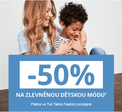 Extra sleva 50% na dětské zboží