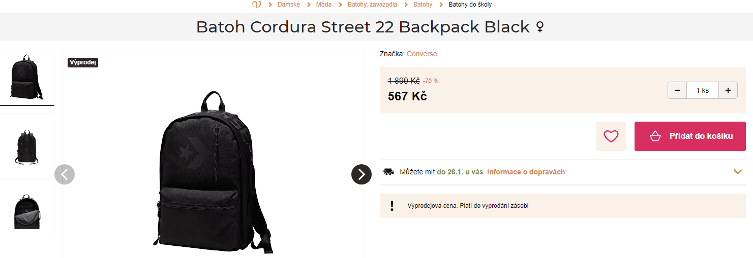 Batoh Converse Cordura Street 22 