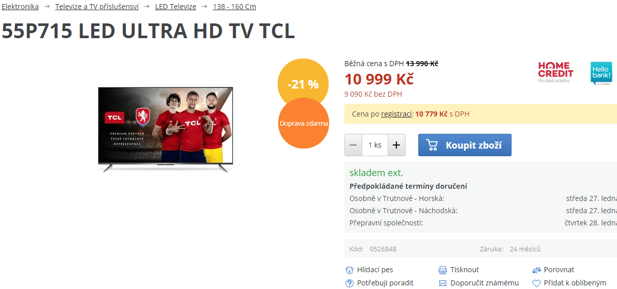 Android 4K TV, Smart, HDR, 139cm, TCL