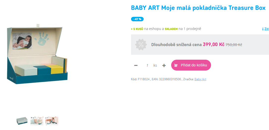 Moje malá pokladnička Baby Art