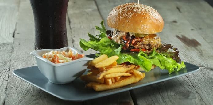 Burger menu Ačák
