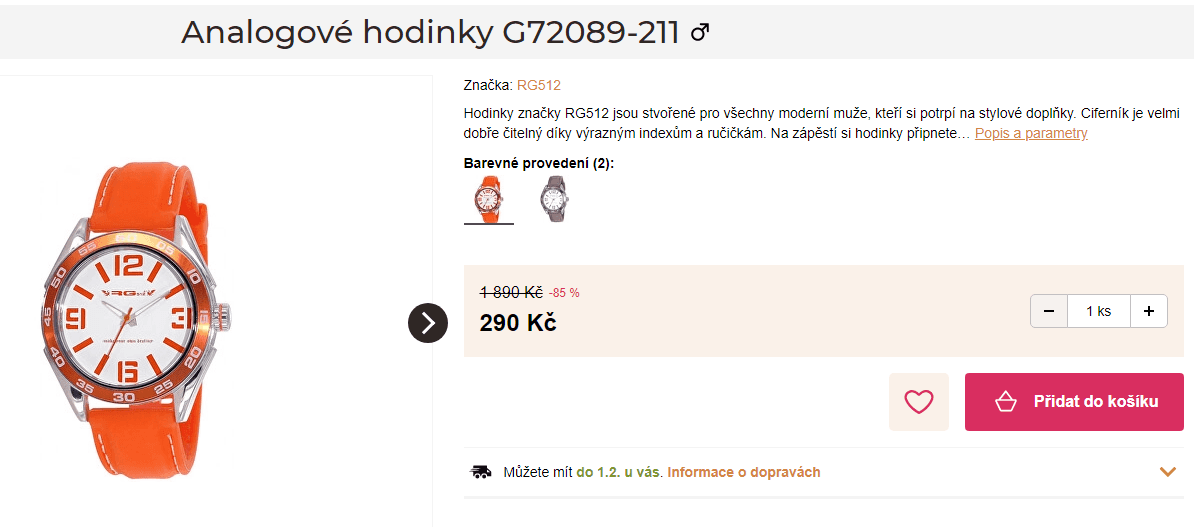 Pánské hodinky RG512 G72089-211
