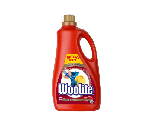 Prací gel Woolite mix colors, 3,6 litrů