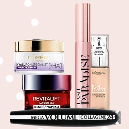 Akce 2+1 na kosmetiku L'Oréal Paris