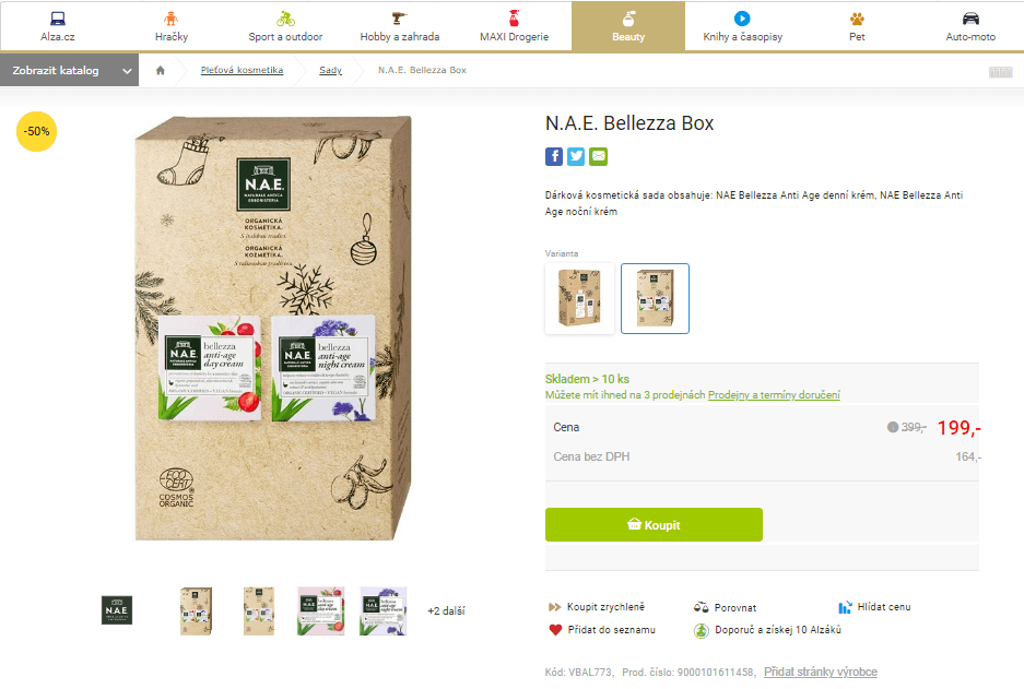 N.A.E. dárková sada Bellezza