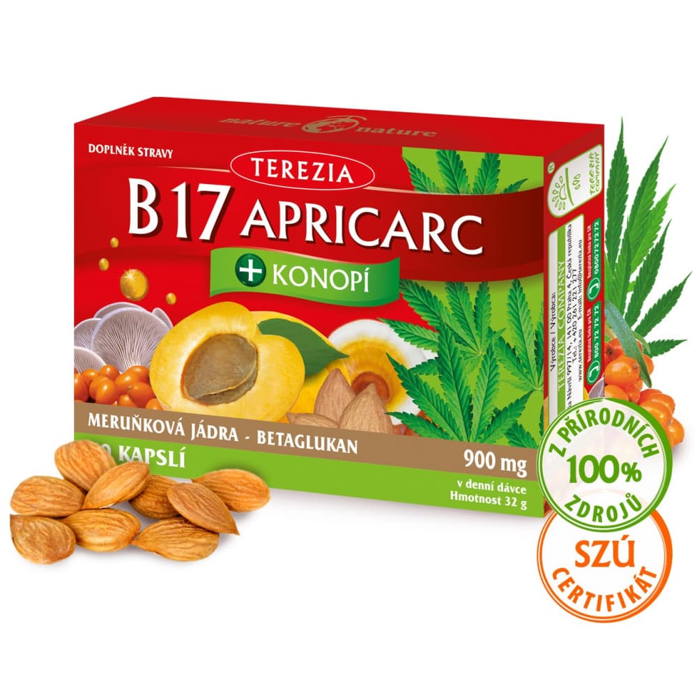 B17 Apricarc + Konopí 60 kapslí
