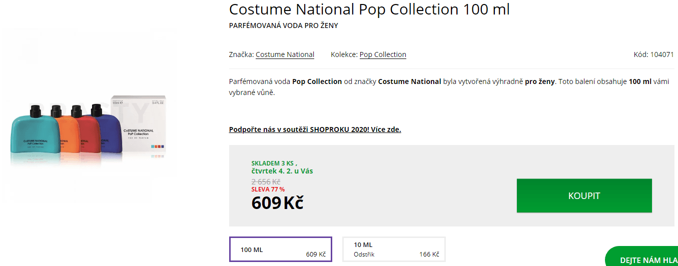 Costume National Pop Collection 100 ml