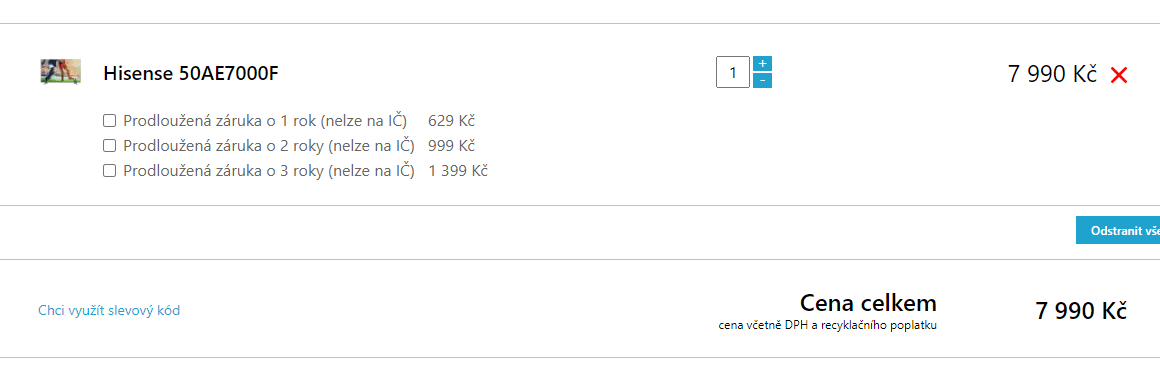 4K Smart TV, 125cm, HDR, Hisense
