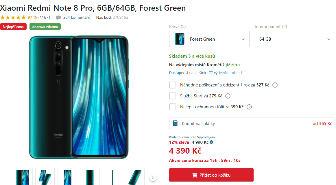 Xiaomi, 8x 2GHz, 6GB RAM, 6,53", NFC