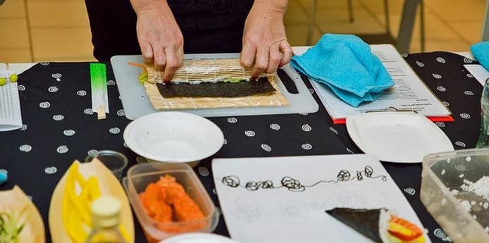 Kurz přípravy sushi