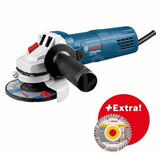 El. úhlová bruska BOSCH + kotouč