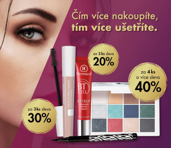 Sleva až 40% na vše kolem očí