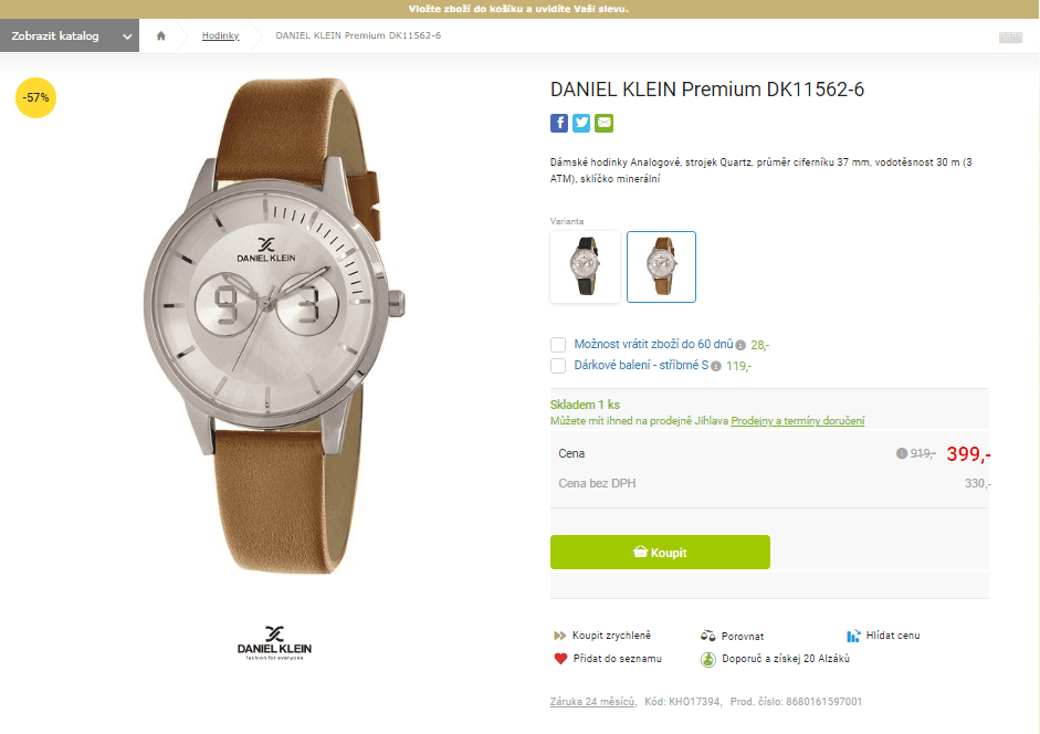 Dámské hodinky Daniel Klein DK11562-6