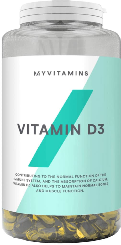 Vitamín D3 Myprotein 180 kapslí