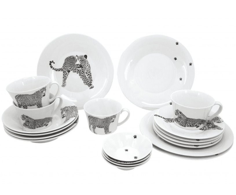 20-dílná porcelánová jídelní sada by inspire 