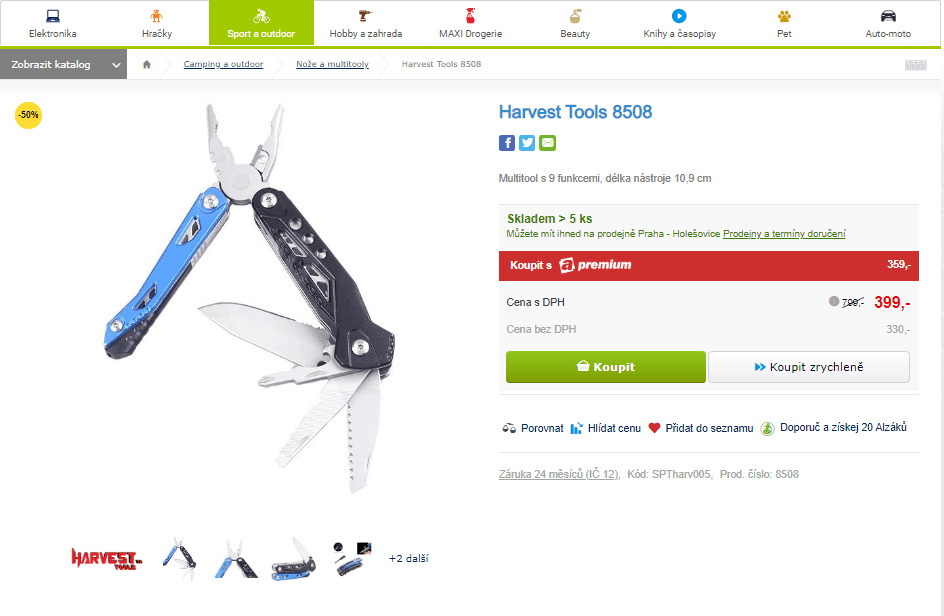 Multitool Harvest Tools 8508