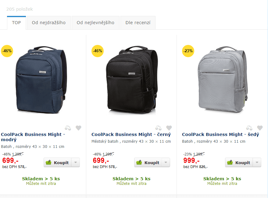 Městský batoh CoolPack Business