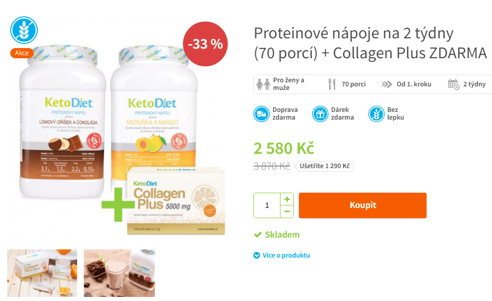 Collagen - dárek k proteinových nápojům