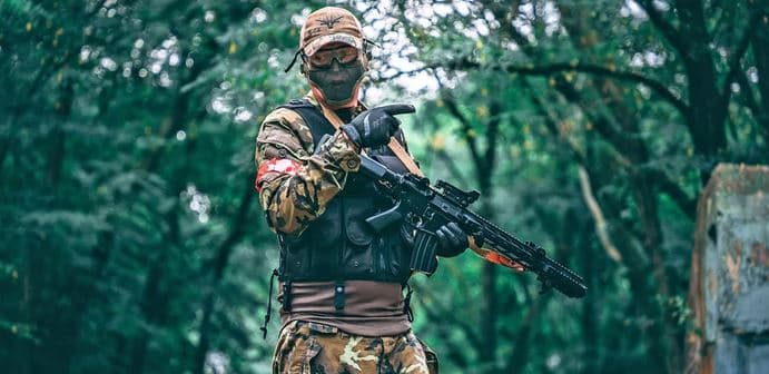 Akční airsoft na raketové protiletecké základně