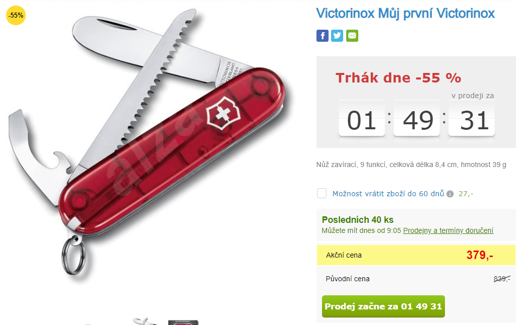Švýcarský nožík Victorinox Můj první 