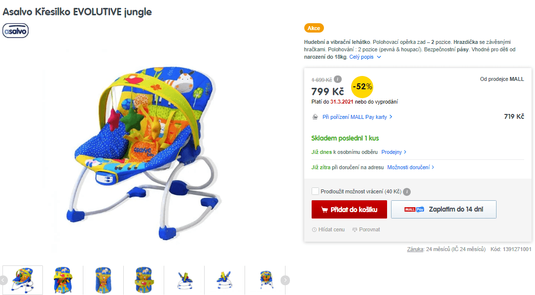 Hudební a vibrační lehátko Asalvo Evolutive