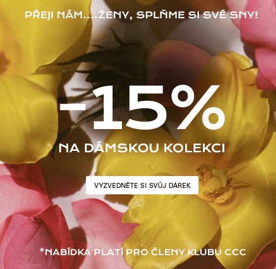 Sleva 15% na dámskou kolekci