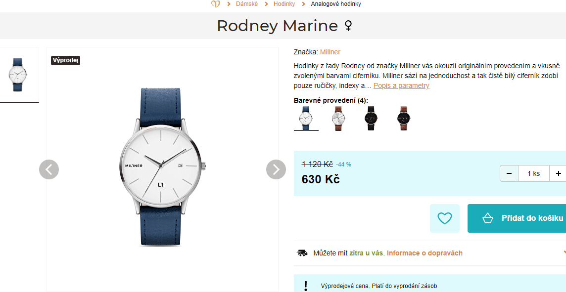 Unisex hodinky Millner Rodney
