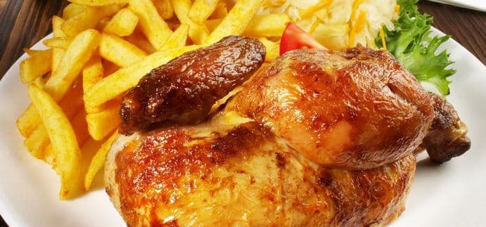 Půlka grilovaného kuřete (500 g)