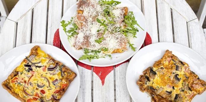 Italská Frittata podle výběru z 8 druhů a tiramisu
