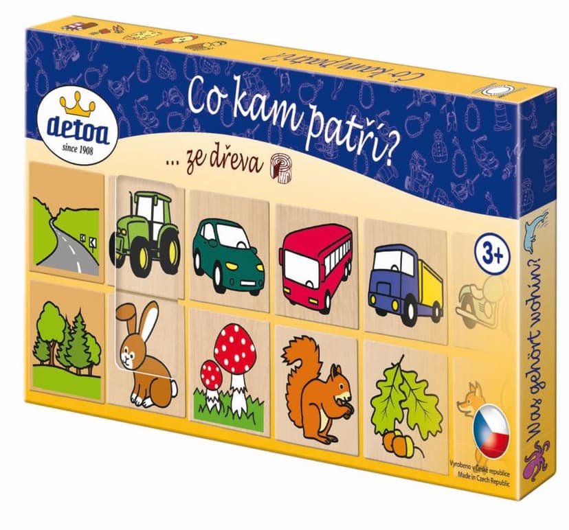Didaktická hra - Co kam patří?