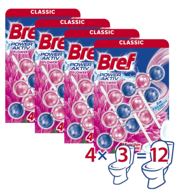 12x blok BREF Power Aktiv Fresh Flower