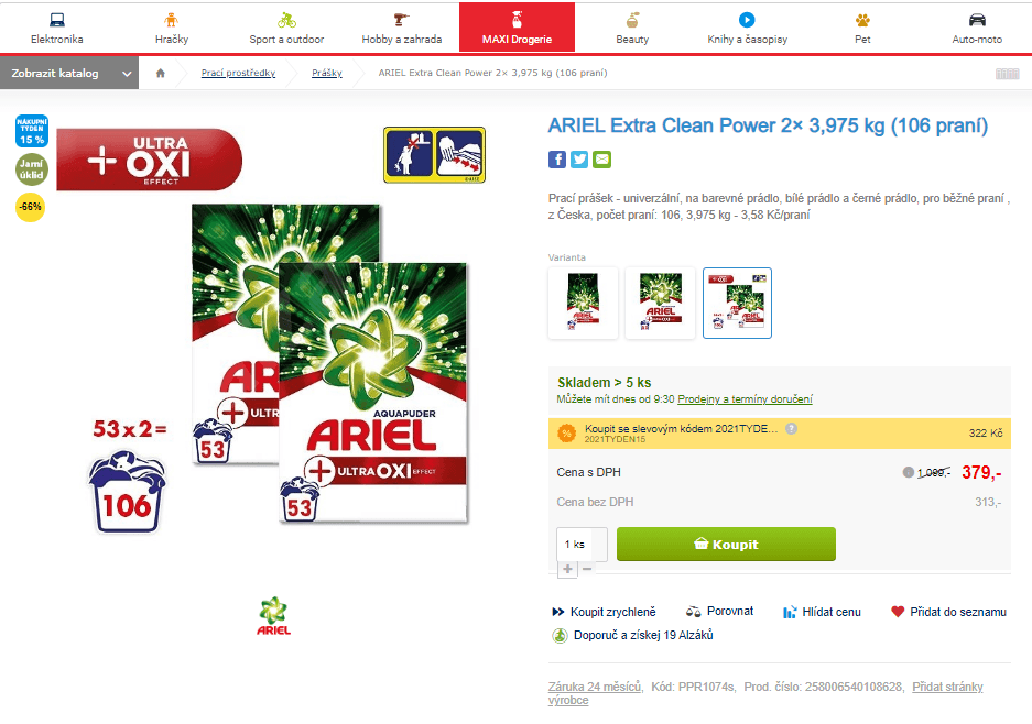 ARIEL Clean Power 2× 3,9 (106 PD)