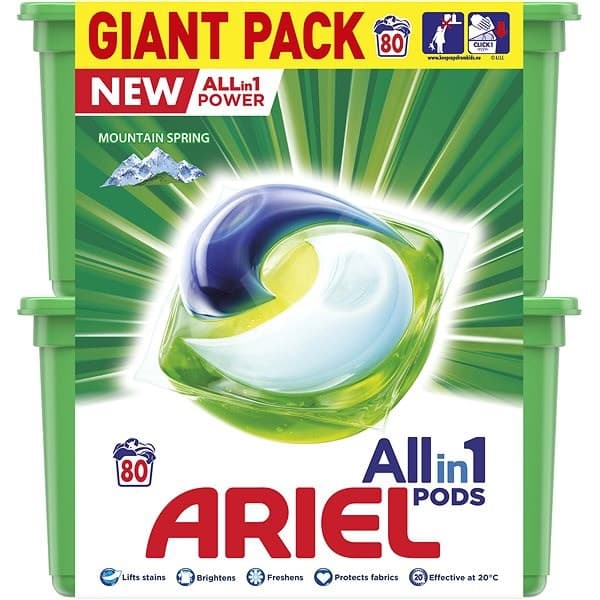 Tablety ARIEL Mountain Spring 3in1 80ks