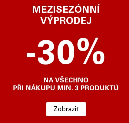 Extra sleva -30% při nákupu 3 produktů