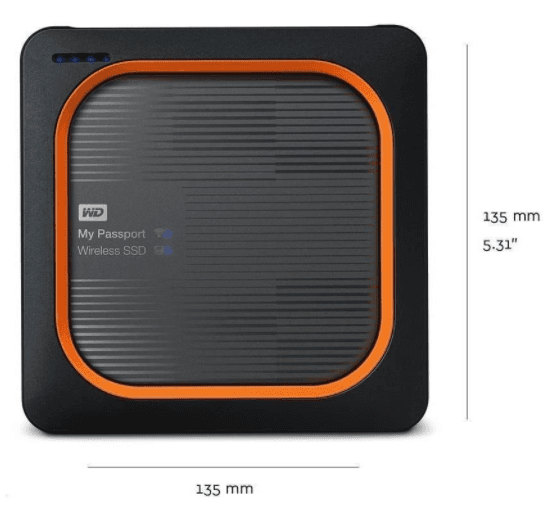 Externí SSD disk, Wifi, WD, 2TB, 2,5"