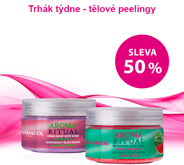 Dermacol - sleva 50% na tělové peelingy