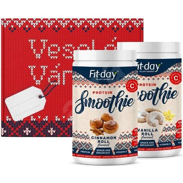 Fit-day protein smoothie, 2x900 g, sada