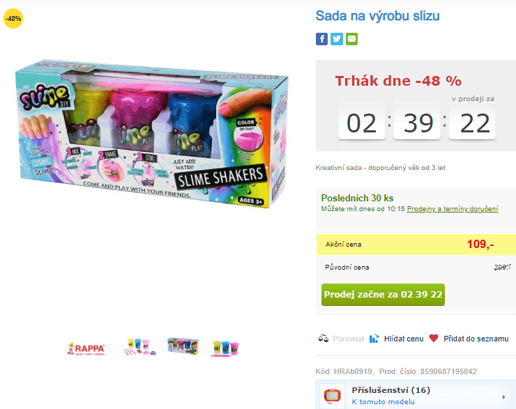 Kreativní sada Sada na výrobu slizu