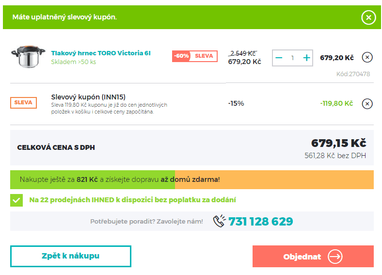 Tlakový hrnec Toro Victoria 6 litrů