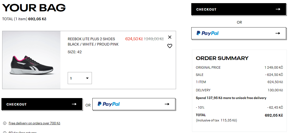 Běžecká obuv Reebok Lite Plus 2
