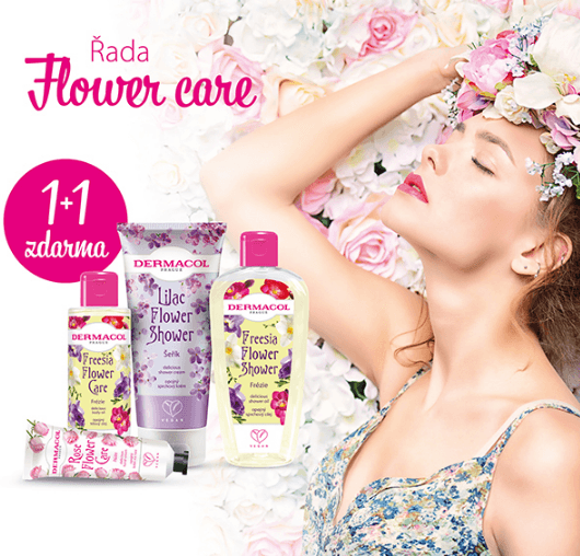 Dermacol.cz - 1+1 zdarma na Flower shower